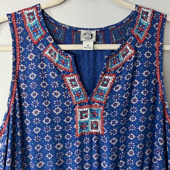 Irving & Fine Sleeveless Dress Size Medium - Picture 2 of 11